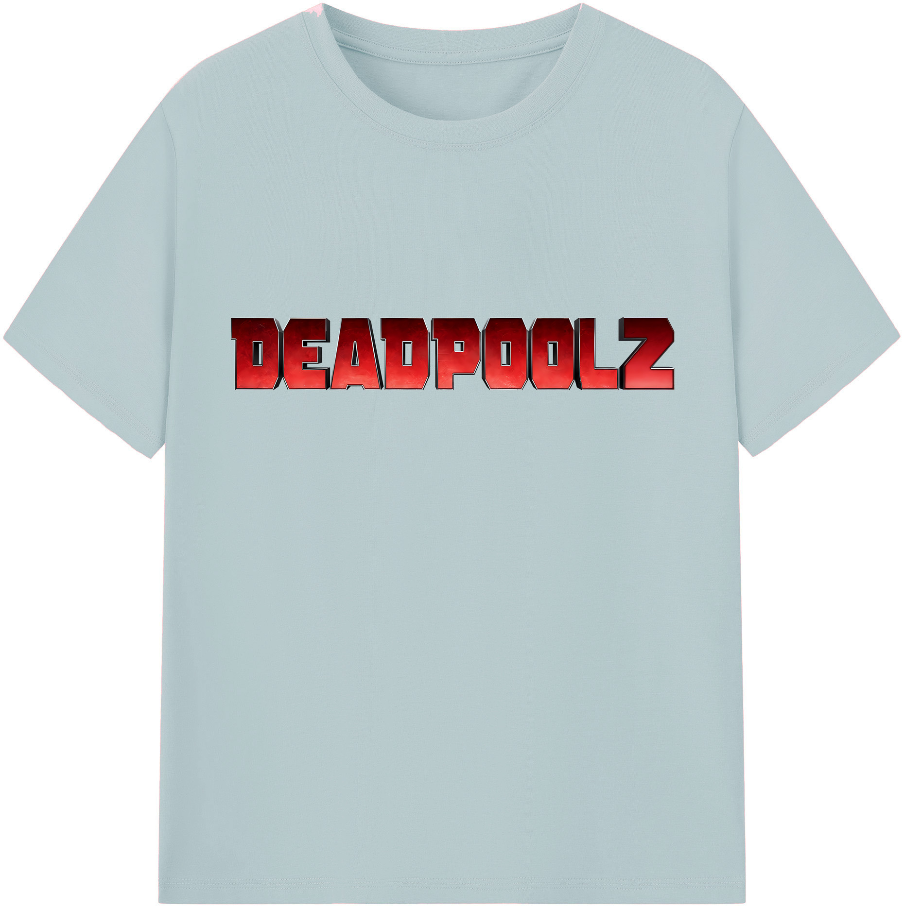 （画像用） Deadpool デッドプール 綿100％半袖Tシャツ（フロントプリント）